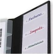 Elba Sorteringsmappe osmose, a4, 3-klap, 12 sektioner, sort 2