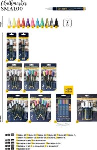 Securit Securit BL-SMA100-V7-MT, Blue, Gold, Green, Pink, Purple, Silver, 7 pc(s) 5