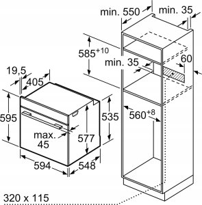 Piekarnik Siemens Siemens iQ700 HS658GXS7, Medium, Electric, 71 L, 3600 W, 30 - 100 °C, Built-in 8