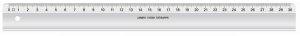 Linex Linex 1030M, Line gauge, Styrene Acrylonitrile (SAN), Grey, cm, mm, Denmark, 30 cm 1