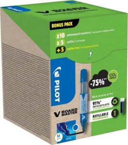 Pilot Whiteboardmarker Pilot V-Board Master blue 10 pcs. + 10 refills 2