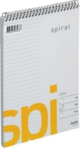 Bantex BANTEX LIGHT SPI SPIRALBLOK A5 LINJERET 1