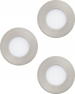 EGLO EGLO FUEVA 1, Recessed lighting spot, 3000 K, 340 lm, 220-240 V, Nickel, White 1