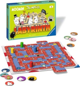 Ravensburger Gra planszowa Labyrinth: Junior - Moomin (edycja skandynawska) 2