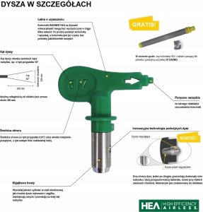 Wagner HEA ProTip 617 dyse 2