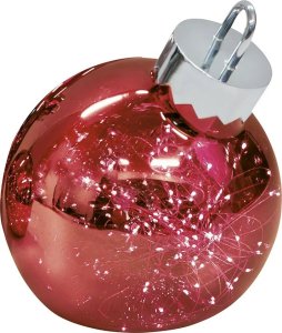 Dekoracja świąteczna Sompex Sompex Led Ball Globe D:20 Red - 72222 1