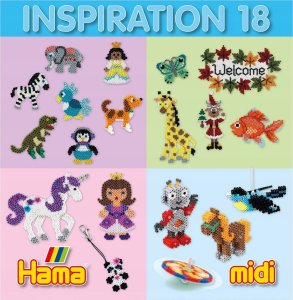 Hama Beads Hama inspirationshæfte 18 - midi 6