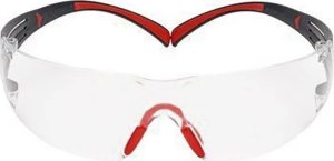 3M 3M 7100148026, Safety goggles, Grey, Red, Transparent, Polycarbonate (PC), Polycarbonate, Box 2