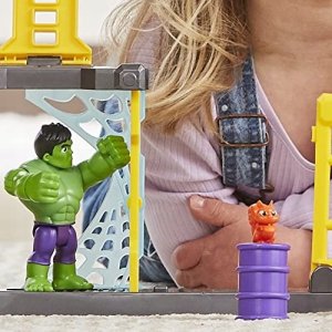Figurka Marvel Marvel Spidey and His Amazing Friends Hulk''s Smash Yard, Action/Adventure, Spider-Man & Hulk, 3 yr(s), Multicolour, Plastic 4