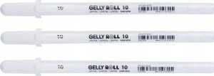 Sakura Sakura POXPGBWH3B, Capped gel pen, White, White, Bold, Round, 0.5 mm 1