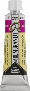 Artequipment Rembrandt Watercolour Tube Quinacridone Rose Magenta 368 1