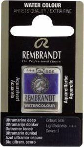 Artequipment Rembrandt Watercolour Pan 1 piece Ultramarine Deep 506 1