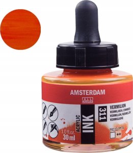 Artequipment Amsterdam Acrylic Ink Bottle Vermilion 311 1