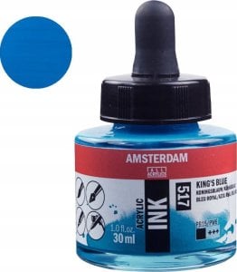 Artequipment Amsterdam Acrylic Ink Bottle King's Blue 517 1