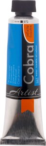 Cobra Cobra Artist Water-Mixable Oil Colour Tube Primary Cyan 572 1