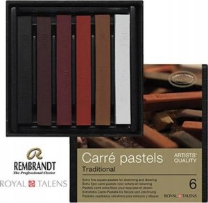 Artequipment Rembrandt Carré pastel set Traditional | 6 colours 1