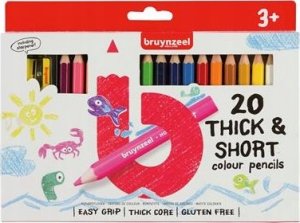 BRUYNZEEL SAKURA Bruynzeel Short & thick colour pencil set | 20 colours 1