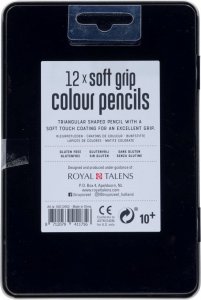 BRUYNZEEL SAKURA Bruynzeel Soft grip colour pencil tin light | 12 colours 3