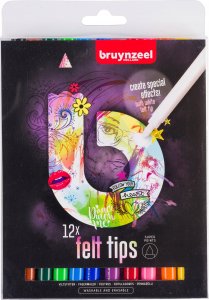 BRUYNZEEL SAKURA Bruynzeel Super point felt tip set light | 12 colours 1