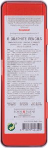 BRUYNZEEL SAKURA Bruynzeel Expression graphite pencil tin | 6 pieces 2