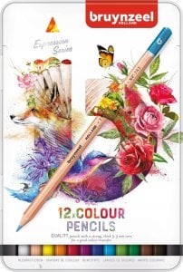 BRUYNZEEL SAKURA Bruynzeel Expression colour pencil tin | 12 colours 1