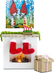 Micki Lundby Fireplace Set 1