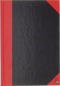 Bantex Bantex 100302755, Monochromatic, Black, Red, A5, 96 sheets, 60 g/m², Lined paper 1