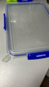 Sistema Sistema - Klip IT - Rectangle Plus 7.5L. /Kitchen and dining /Clear/Blue 2
