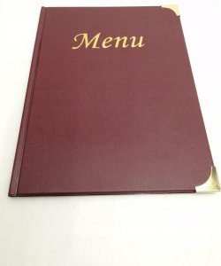 Securit ® A4 BASIC okładka menu w czerwonym 2