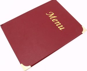 Securit ® A4 BASIC okładka menu w czerwonym 9