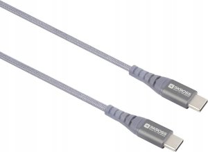 Kabel USB Skross USB-C - USB-C 1.2 m Szary (SKCA0017C-C120CN) 2