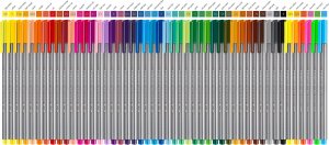 Staedtler Fineliner triplus 8 + 2 Celebration-Set Grubość linii: 0,3 mm trójkątny DRY SAFE sortowane w żółtym - 1 Stück (334 BK10TA) 13