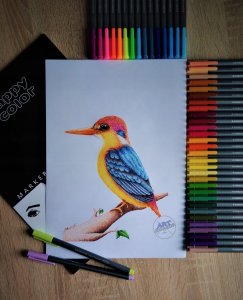 Staedtler Fineliner triplus 8 + 2 Celebration-Set Grubość linii: 0,3 mm trójkątny DRY SAFE sortowane w żółtym - 1 Stück (334 BK10TA) 9