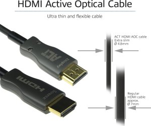 Kabel Act HDMI - HDMI 15m czarny (AK3931) 4