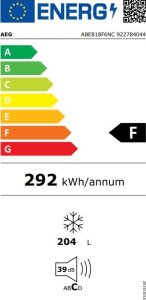 Zamrażarka AEG AEG Šaldiklis ABE818F6NC 7