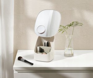 Lustro Joseph & Joseph Pedestal mirror with cosmetic organiser Viva ™ 5