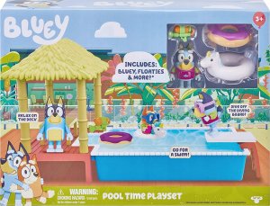 Bluey Bluey Playset Pool Time Fun, S4 1