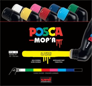 Posca POSCA MOP'R 8 ass. Farver 5