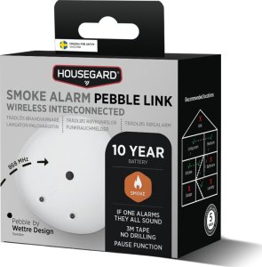 Housegard Housegard Smoke Alarm Pebble Link Wireless Interconnected 1