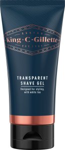 Gillette King Shaving Gel (Transparent Shave Gel) 150 ml 1