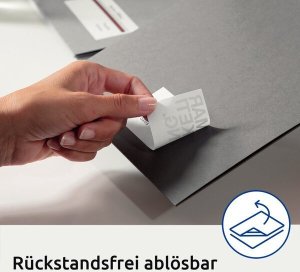 AVERY Zweckform Etykiety uniwersalne 96 x 50,8 mm biały wielokrotnie usuwalny z brzegiem dookoła certyfikowany FSC 1 sztuka (L4744REV-10) 2