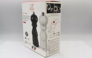 Młynek do przypraw Peugeot Peugeot Paris, Salt & pepper grinder, Wood, Black, White, 180 mm 4