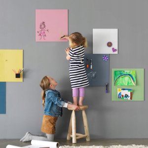 NAGA Super Stærke Magneter' hexagonal facon i ege finer 2,5 x 2,8 cm 2 stk. i pakke Eg 10x2x8mm (1stk) 6