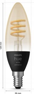 Philips Hue White ambiance Filament Kerte - E14 4
