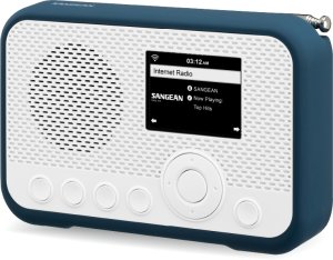 Radio Sangean Sangean WFR-39 Internet Taschenradio Internet, DAB, UKW Internetradio, UKW, WLAN Spotify, Weckfunktion, wiederaufladbar Weiß, Blau (A500466) 2