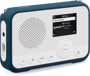 Radio Sangean Sangean WFR-39 Internet Taschenradio Internet, DAB, UKW Internetradio, UKW, WLAN Spotify, Weckfunktion, wiederaufladbar Weiß, Blau (A500466) 3