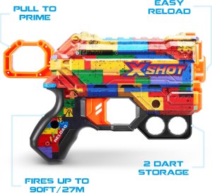 XShot X-Shot Skins Menace Dart Blaster (8 Darts) 27