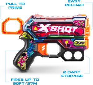 XShot X-Shot Skins Menace Dart Blaster (8 Darts) 28