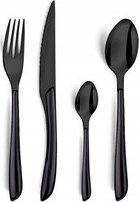 Amefa Amefa Lumino 1422 - 16 pcs Bestik sæt  (Bright Black PVD – Black handle) 1