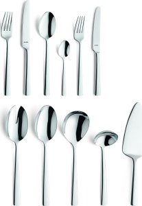 Amefa Moderno 1923 - 78-pc Cutlery set in wooden canteen 1